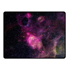 Purple Clouds Double Sided Fleece Blanket (small)  by trendistuff