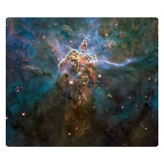 Mystic Mountain Double Sided Flano Blanket (small)  by trendistuff