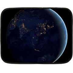 Global Night Double Sided Fleece Blanket (mini)  by trendistuff