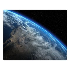 Earth Orbit Double Sided Flano Blanket (large)  by trendistuff