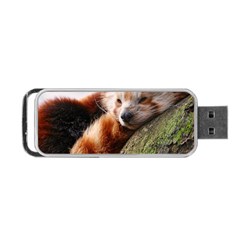 Red Panda Portable Usb Flash (one Side) by trendistuff