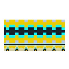 Rectangles And Other Shapes Satin Wrap by LalyLauraFLM