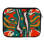 Retro colors chaos 			Apple iPad 2/3/4 Zipper Case Front