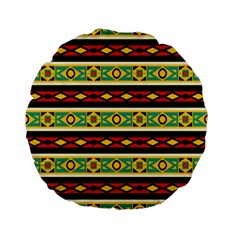 Rhombus Chains And Other Shapes 	standard 15  Premium Flano Round Cushion by LalyLauraFLM