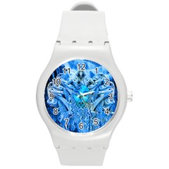 Medusa Metamorphosis Round Plastic Sport Watch (m) by icarusismartdesigns