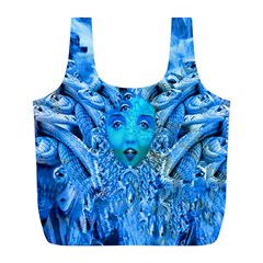 Medusa Metamorphosis Full Print Recycle Bags (l)  by icarusismartdesigns