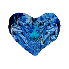 Medusa Metamorphosis Standard 16  Premium Flano Heart Shape Cushions by icarusismartdesigns