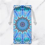 Sapphire Ice Flame, Light Bright Crystal Wheel Jewelry Bags Back