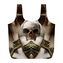 Skull Magic Full Print Recycle Bags (l)  by icarusismartdesigns