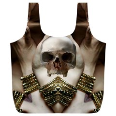 Skull Magic Full Print Recycle Bags (l)  by icarusismartdesigns