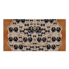 Cats With Hats In The Starry Dark Night Satin Shawl by pepitasart
