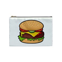 Cheeseburger Cosmetic Bag (medium)  by sifis