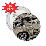 Old Ford Pick Up Truck  2.25  Buttons (10 pack)  Front