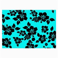 Blue Dark Hawaiian Large Glasses Cloth (2-side) by AlohaStore