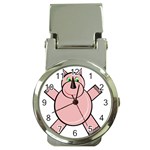Pink Rhino Money Clip Watches Front