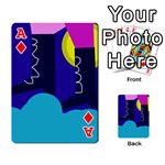 Walking on the clouds  Playing Cards 54 Designs  Front - DiamondA