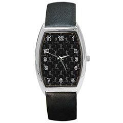 Surfing Motif Pattern Barrel Style Metal Watch by dflcprints