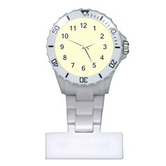 Yellow Color Design Plastic Nurses Watch by picsaspassion