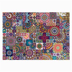 Ornamental Mosaic Background Large Glasses Cloth (2-side) by TastefulDesigns