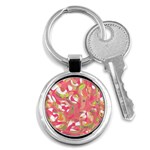 Pink smoothie  Key Chains (Round)  Front
