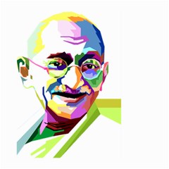 Ghandi Large Garden Flag (two Sides) by bhazkaragriz