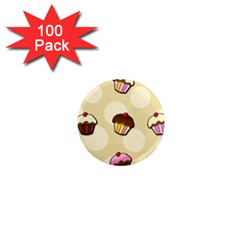 Colorful Cupcakes Pattern 1  Mini Magnets (100 Pack)  by Valentinaart