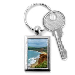 Aerial Seascape Scene Pipa Brazil Key Chains (rectangle)  by dflcprints