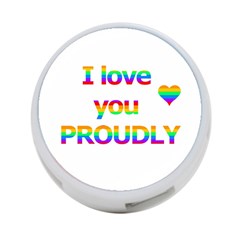 Proudly Love 4-port Usb Hub (one Side) by Valentinaart
