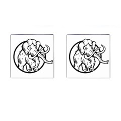 Mammoth Elephant Strong Cufflinks (square) by Amaryn4rt