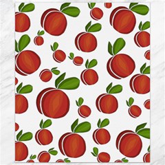 Peaches Pattern Canvas 20  X 24   by Valentinaart