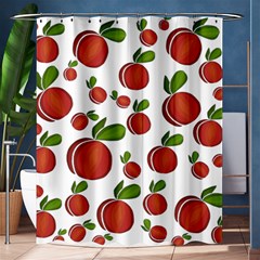 Peaches Pattern Shower Curtain 60  X 72  (medium)  by Valentinaart