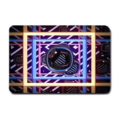 Abstract Sphere Room 3d Design Small Doormat  by Amaryn4rt