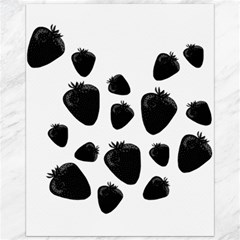 Black Strowberries Canvas 16  X 20   by Valentinaart