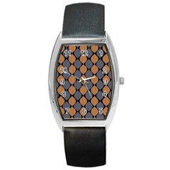 Abstract Seamless Pattern Barrel Style Metal Watch by Amaryn4rt