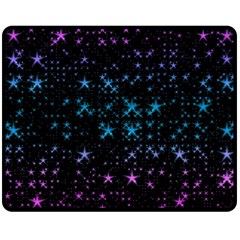 Stars Pattern Seamless Design Double Sided Fleece Blanket (medium)  by Amaryn4rt
