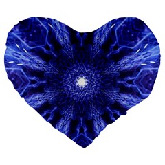 Tech Neon And Glow Backgrounds Psychedelic Art Large 19  Premium Heart Shape Cushions by Amaryn4rt