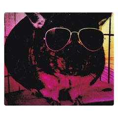 Maggie Chinchillin Version 2 Double Sided Flano Blanket (small)  by tigflea