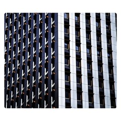 Architecture Building Pattern Double Sided Flano Blanket (small)  by Amaryn4rt