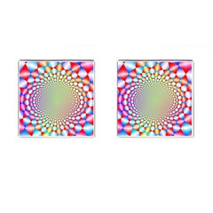Color Abstract Background Textures Cufflinks (square) by Amaryn4rt