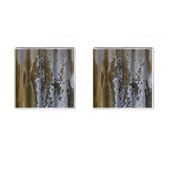 Grunge Rust Old Wall Metal Texture Cufflinks (square) by Amaryn4rt