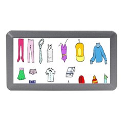 Clothing Boots Shoes Shorts Scarf Memory Card Reader (mini) by Nexatart