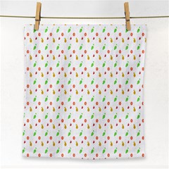 Fruit Pattern Vector Background Face Towel by Nexatart