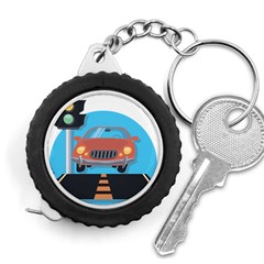 Semaphore Car Road City Traffic Measuring Tapes by Nexatart