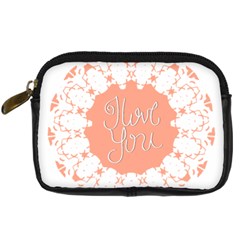Mandala I Love You Digital Camera Cases by Nexatart