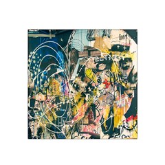 Art Graffiti Abstract Lines Satin Bandana Scarf by Nexatart