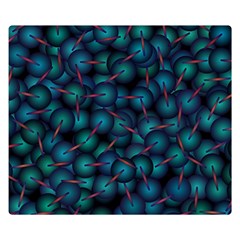 Background Abstract Textile Design Double Sided Flano Blanket (small)  by Nexatart