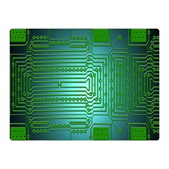 Board Conductors Circuits Double Sided Flano Blanket (mini)  by Nexatart
