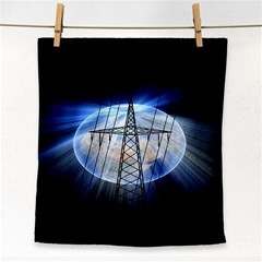 Energy Revolution Current Face Towel by Nexatart