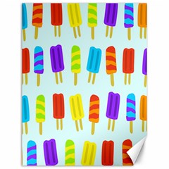 Food Pattern Canvas 12  X 16   by Nexatart