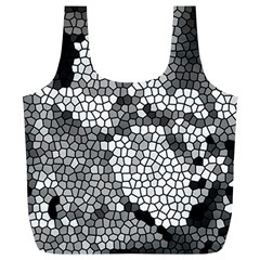 Mosaic Stones Glass Pattern Full Print Recycle Bags (l)  by Nexatart